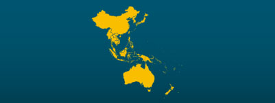 Map of Asia and Australia
